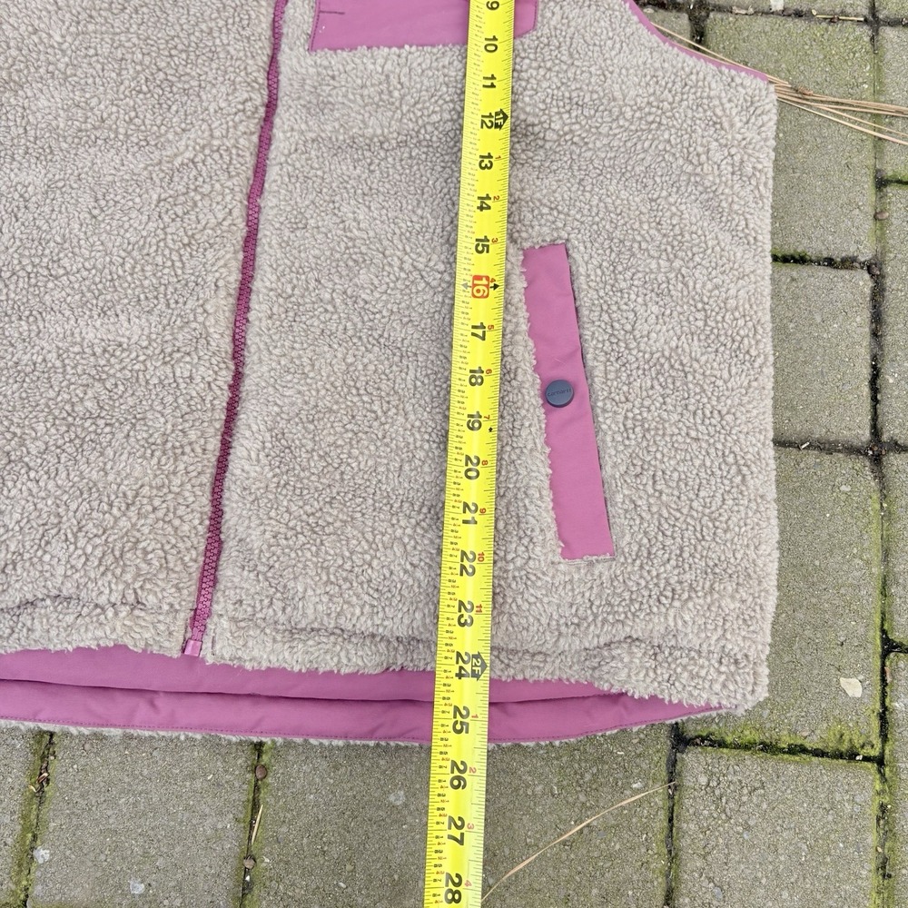 Carhartt Montana Puffer Vest Sz L Insulated Reversible Sherpa Pink EUC No Flaws - Picture 5 of 8